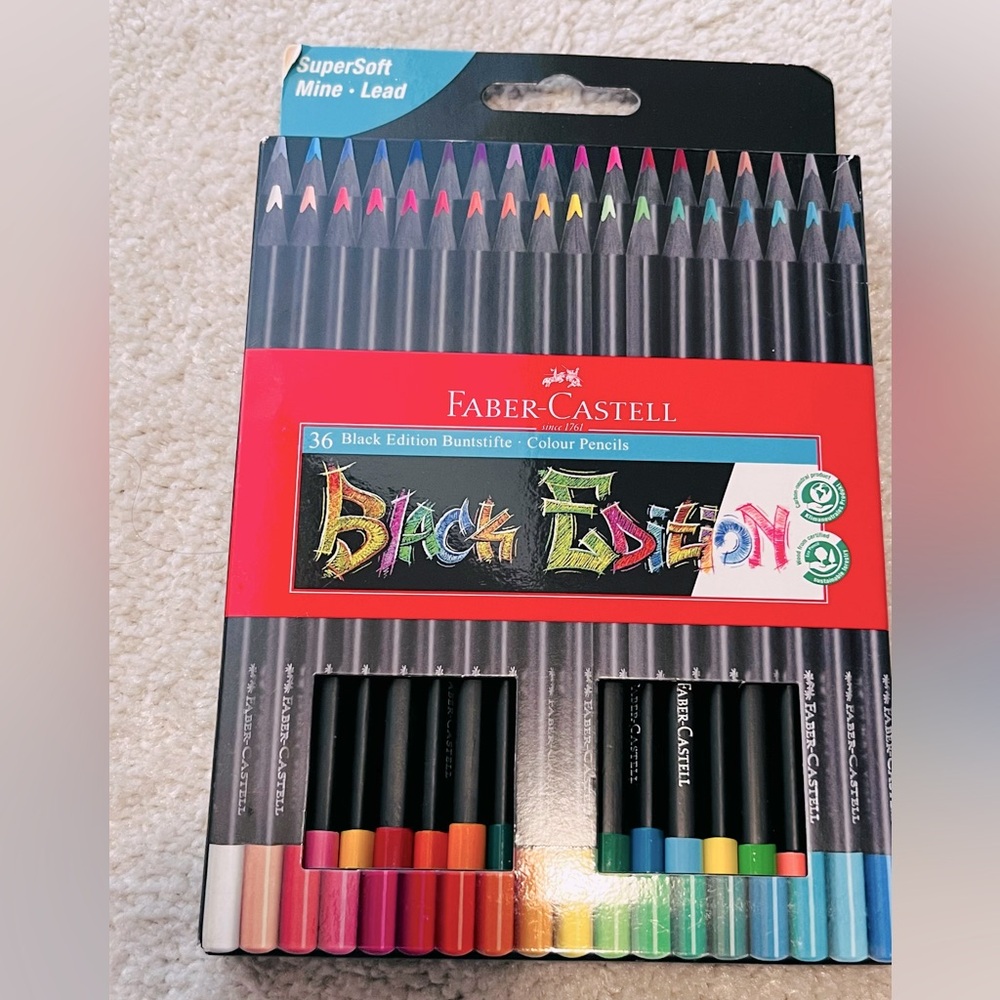 Faber Castell Black Edition coloured pencils